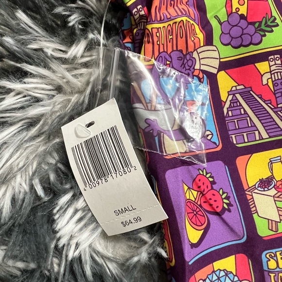 Disney Figment Print Camp Shirt Epcot Food and Wine Festival Adult Size S NWT - Picture 5 of 5